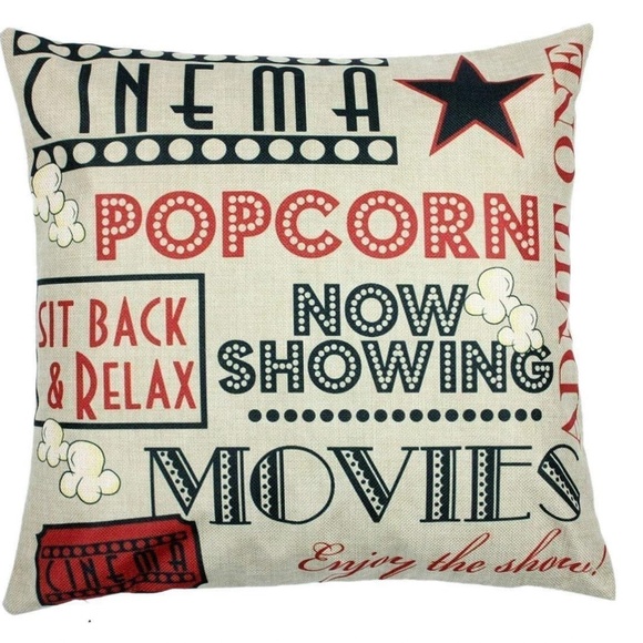 Movie Pillow Cases - 4 Pack Throw Pillow Covers Cushion Covers 18" x 18" - Picture 5 of 5